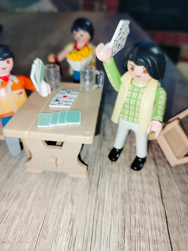 Playmobil Tavolo da Gioco con Carte e Figure