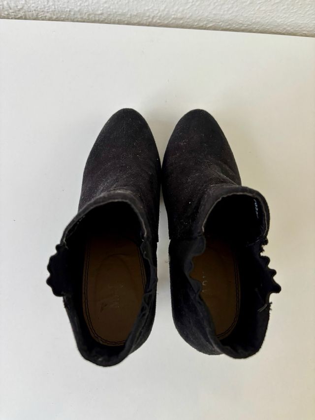 Botines negros tacón