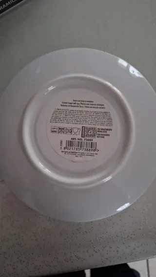 Teiera con tazza in ceramica