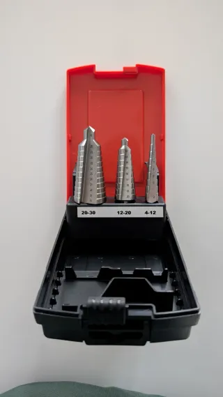 Juego brocas escalonadas 2 filos Format