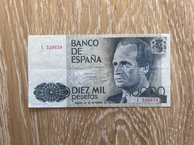 Billete 10.000 Pesetas España 1985 Serie I 529659