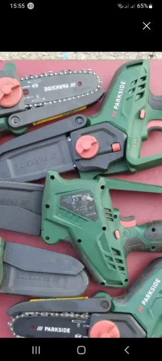 Motoserras Parkside a bateria