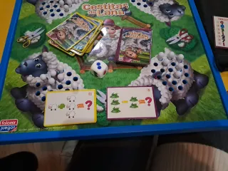 Juego de mesa Cestitas de Lana