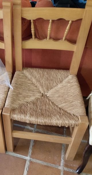 Sillas de madera