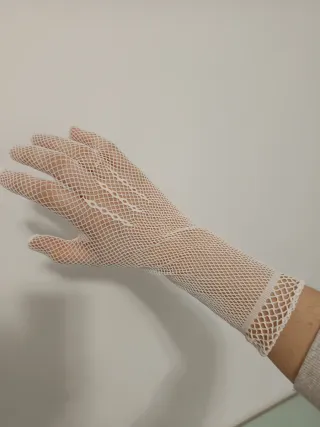 Lote 9 Guantes Encaje