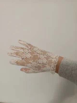 Lote 9 Guantes Encaje