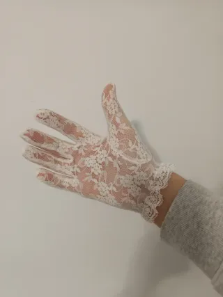 Lote 9 Guantes Encaje