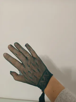 Lote 9 Guantes Encaje