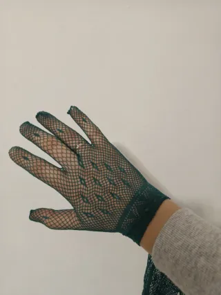 Lote 9 Guantes Encaje