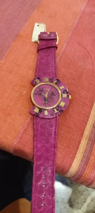 Reloj Caswatch Vintage Mujer Rosa y Dorado