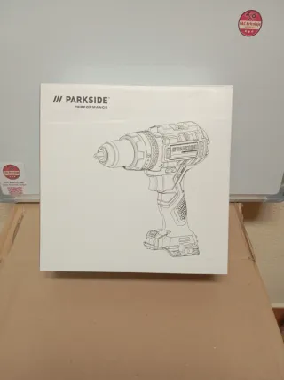 Taladro percusión Parkside performance completo