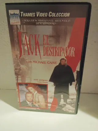 VHS Jack el Destripador Michael Caine 1988