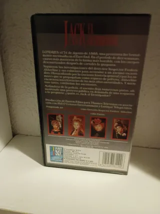 VHS Jack el Destripador Michael Caine 1988