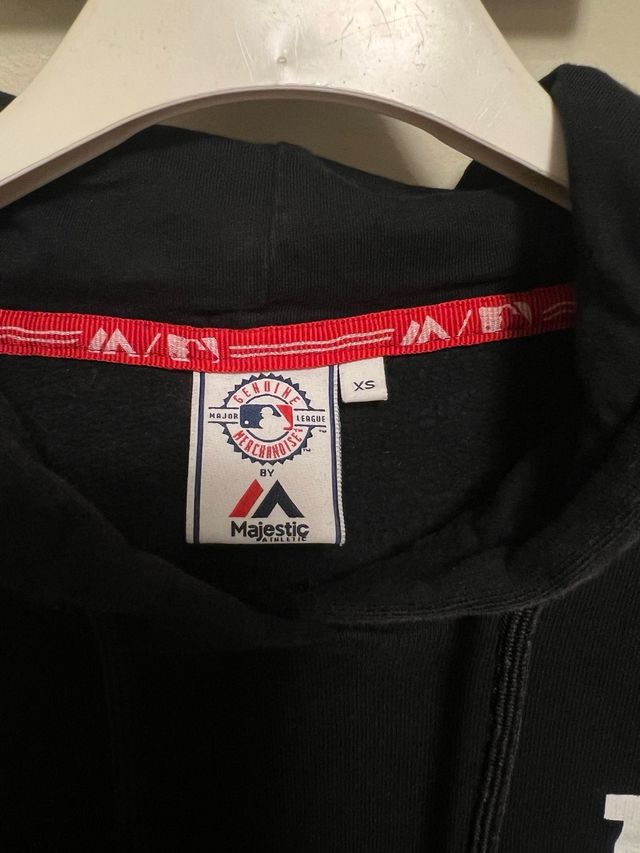 Sudadera Negra Majestic LA Dodgers