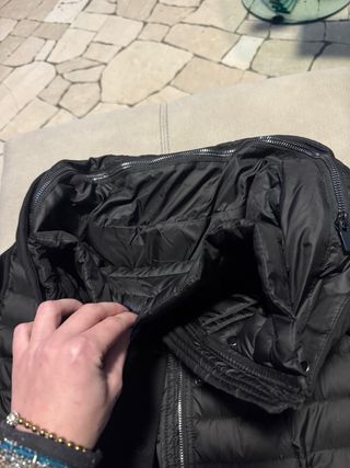 Piumino leggero nero