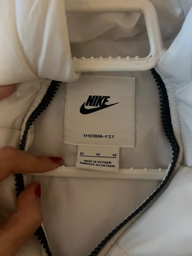 Abrigo Nike Blanco mujer/hombre. Verdadero