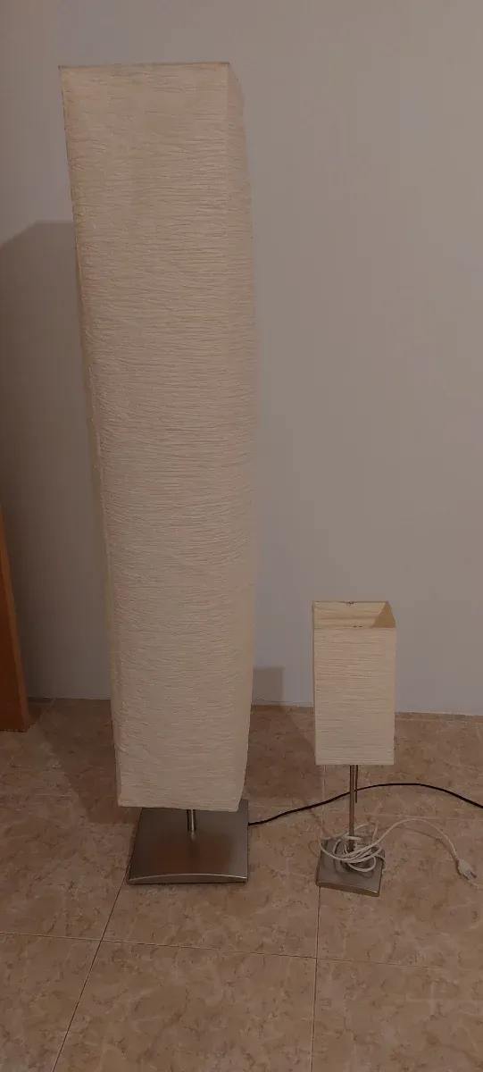 Set di 2 lampade da tavolo e da terra