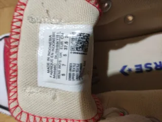 Converse rojas talla 37.5