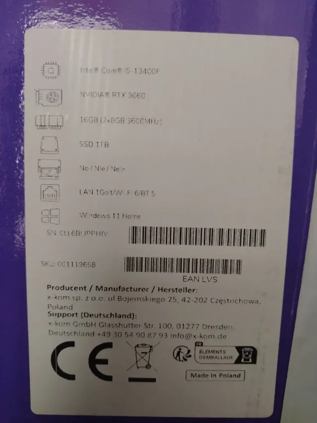 PC GAMING - RTX 3060