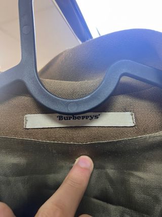 Gabardina Burberry Beige/Marrón