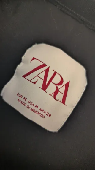 Pantalón premamá vestir negro/ gris oscuro