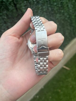 Reloj Calypso Daydate Amarillo y Plateado