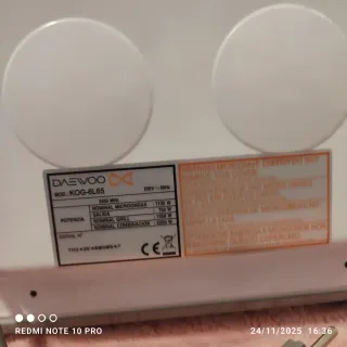 Microondas Daewoo Blanco