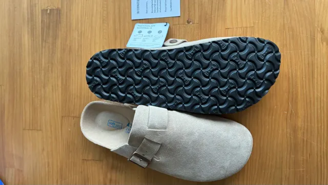 Zuecos Birkenstock Beige Talla 43