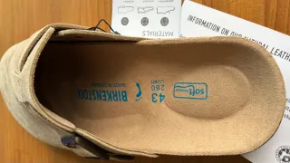 Zuecos Birkenstock Beige Talla 43