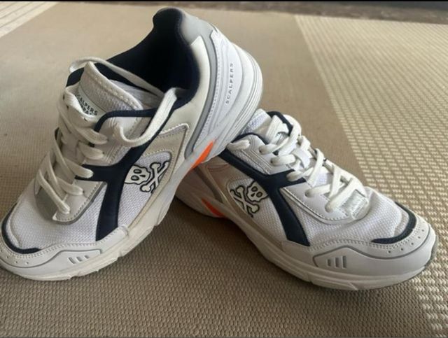 Tênis Scalpers Branco e Laranja