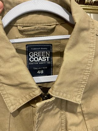 Parka ligera beige Green Coast