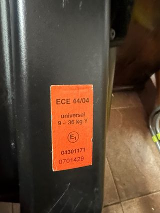 Silla Recaro Microfibre Black