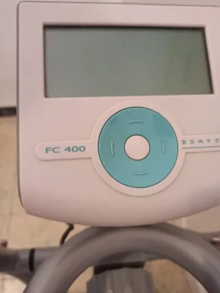 Bicicleta Elíptica Gris y Azul