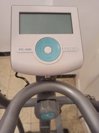 Bicicleta Elíptica Gris y Azul