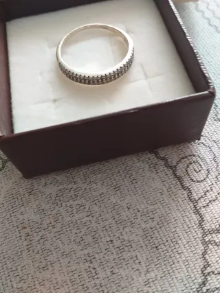 Pendientes plata y Swarovski regalo anillo