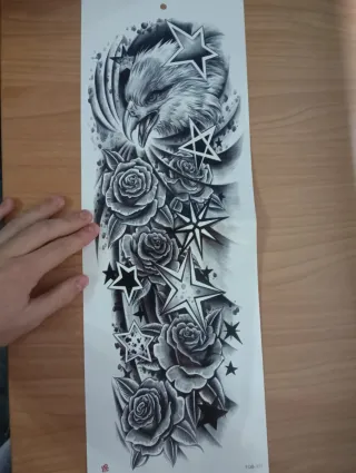 Tatuajes en pegatinas impermeables