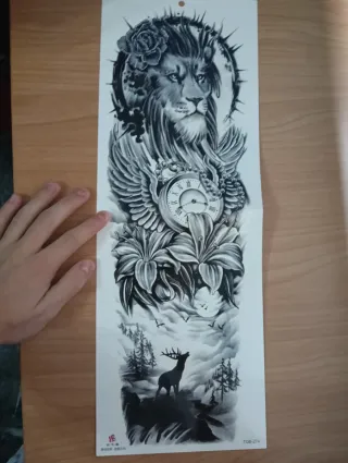 Tatuajes en pegatinas impermeables