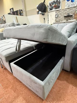 SOFA CAMA CHAISELONGUE REVERSIBLE - NUEVO