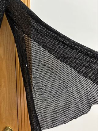 Vestido negro lentejuelas