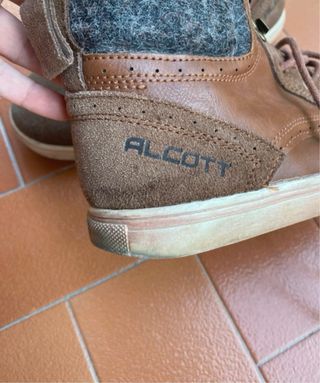 Scarpe uomo ALCOTT alte marroni e grigie