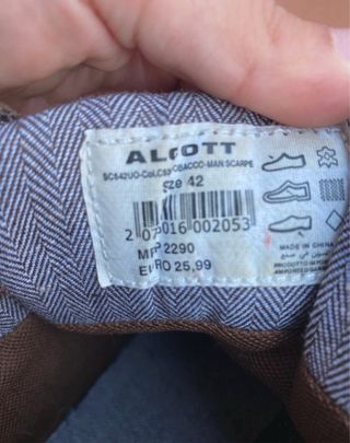 Scarpe uomo ALCOTT alte marroni e grigie