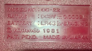 Nintendo Game & Watch Octopus