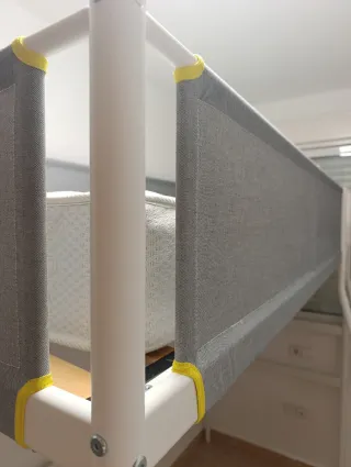 Litera metálica blanca + colchón+ somier