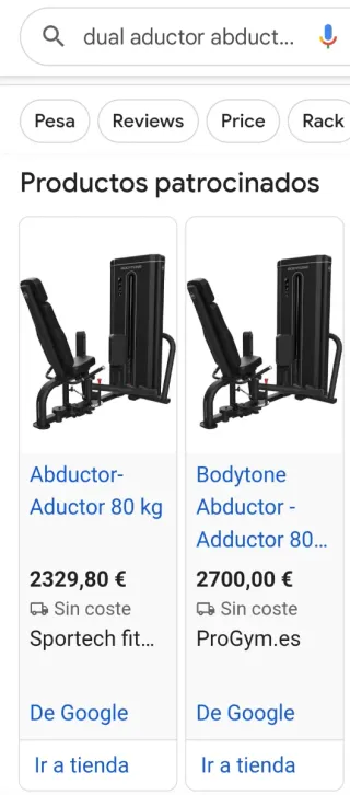 DUAL ADUCTOR Y ABDUCTOR BODYTONE!
