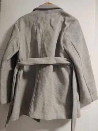 Abrigo Zara Talla Única Gris