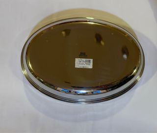 Vaschette ovali IPAC 25 cm Acciaio Inox - Set da 2