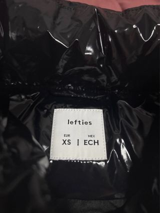 Chaleco Negro Lefties Brillante