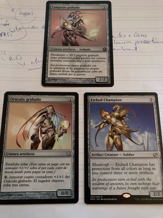Campeón/Oráculo Grabado y Etched Champion