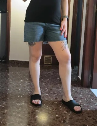 Shorts vaqueros premamá