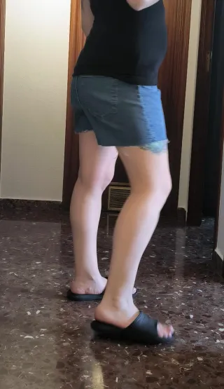 Shorts vaqueros premamá